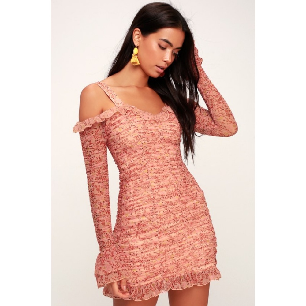 Finders Keepers Pink Mini Dress